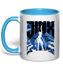 Чашка з кольоровою ручкою Jinx