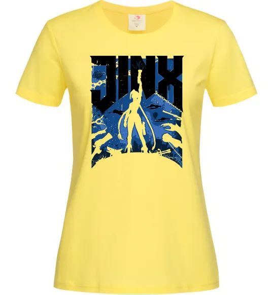 Жіноча футболка Jinx Лимонний фото