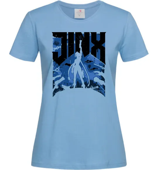 Жіноча футболка Jinx Блакитний фото