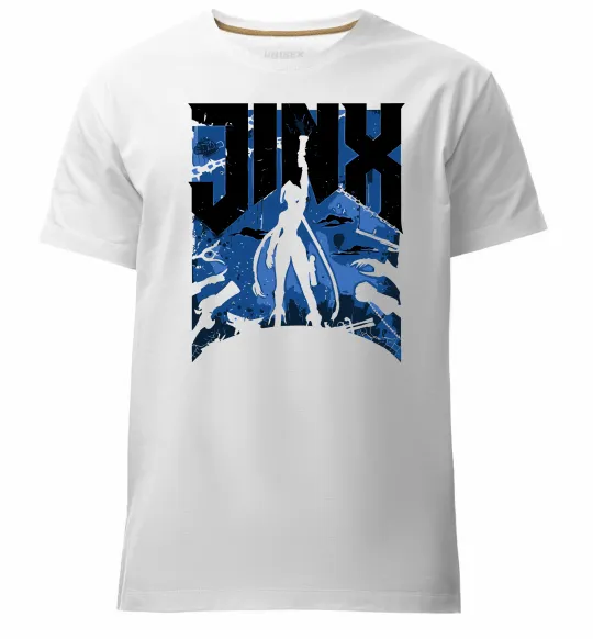 Чоловіча преміум футболка Jinx Білий фото