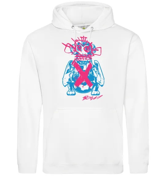 Чоловіча толстовка (худі) Monkey Jinx Білий фото