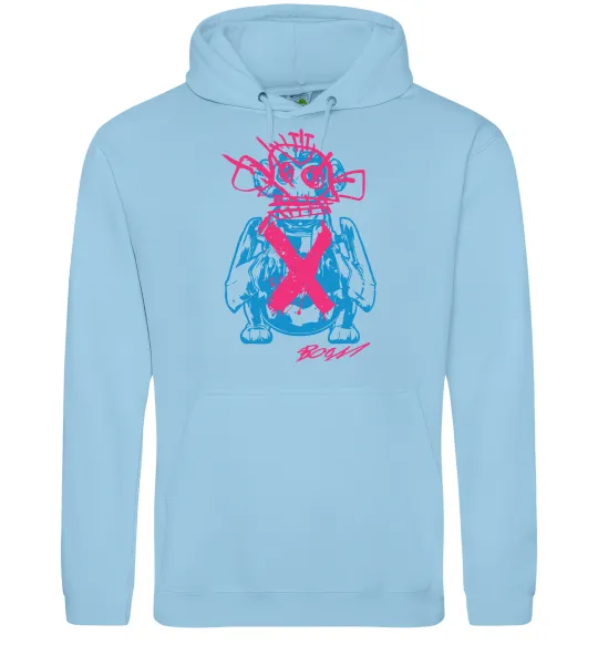 Мужская толстовка (худи) Monkey Jinx Голубой фото