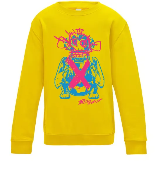 Дитячий світшот Monkey Jinx Сонячно жовтий фото