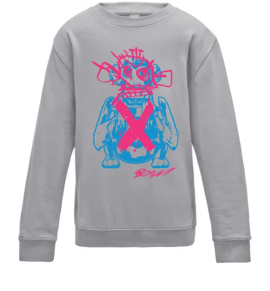 Дитячий світшот Monkey Jinx Сірий меланж фото