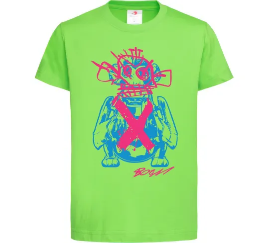 Дитяча футболка Monkey Jinx Лаймовий фото