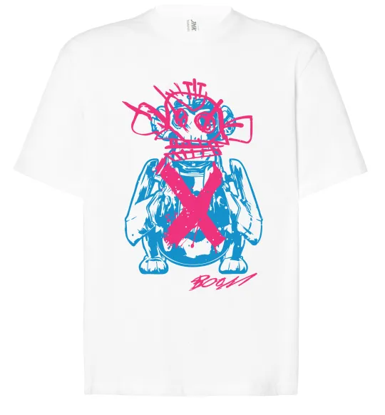 Футболка Оверсайз Monkey Jinx Білий фото