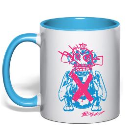 Чашка с цветной ручкой Monkey Jinx