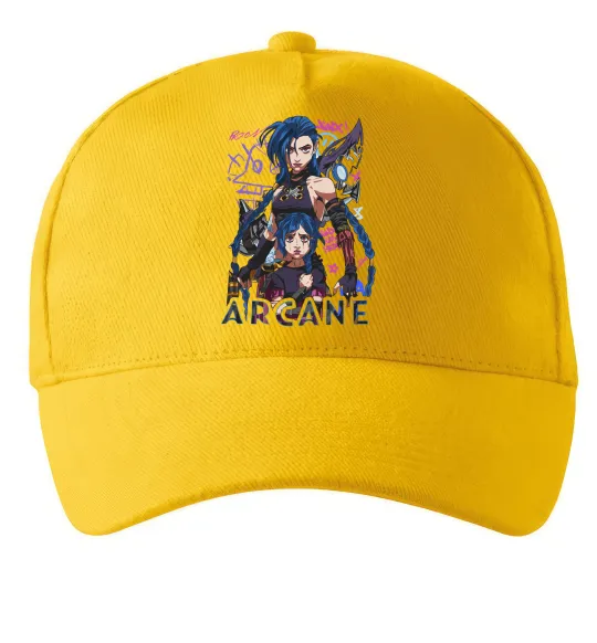 Кепка Arcane Jinx Powder Сонячно жовтий фото