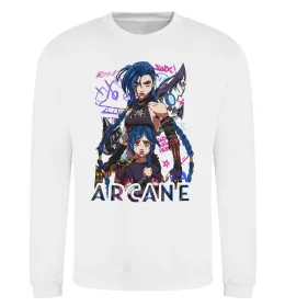 Свитшот Arcane Jinx Powder Белый фото