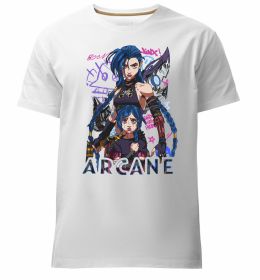 Чоловіча преміум футболка Arcane Jinx Powder Чоловіча преміум футболка Arcane Jinx Powder