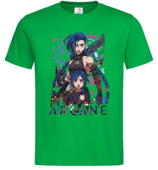 Чоловіча футболка Arcane Jinx Powder Зелений фото
