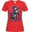 Жіноча футболка Arcane Jinx Powder Червоний Жіноча футболка Arcane Jinx Powder Червоний фото