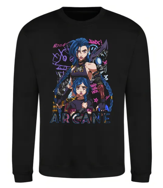 Світшот Arcane Jinx Powder Чорний фото