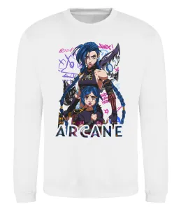 Світшот Arcane Jinx Powder Білий фото