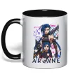 Чашка з кольоровою ручкою Arcane Jinx Powder Чорний фото