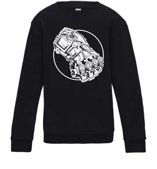 Дитячий світшот Arcane Vi fist Чорний фото