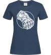 Жіноча футболка Arcane Vi fist Темно-синій Жіноча футболка Arcane Vi fist Темно-синій фото
