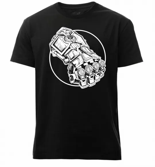 Чоловіча преміум футболка Arcane Vi fist Чорний фото