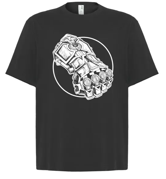 Футболка Оверсайз Arcane Vi fist Чорний фото