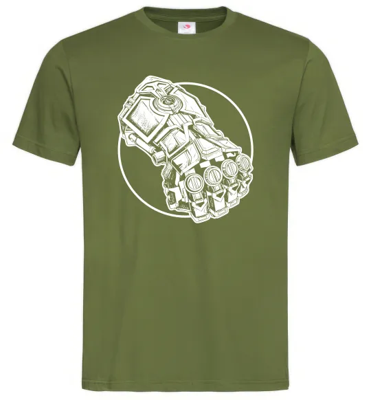 Чоловіча футболка Arcane Vi fist Оливковий фото