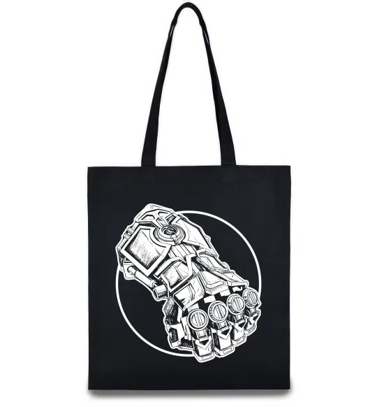 Еко-сумка Arcane Vi fist Чорний фото