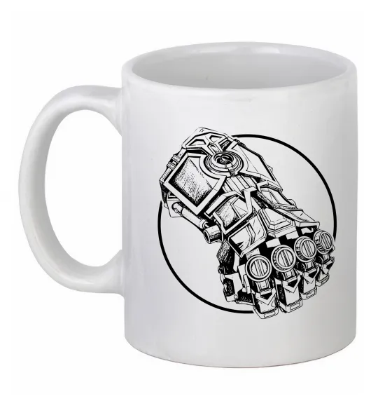 Чашка керамічна Arcane Vi fist Білий фото