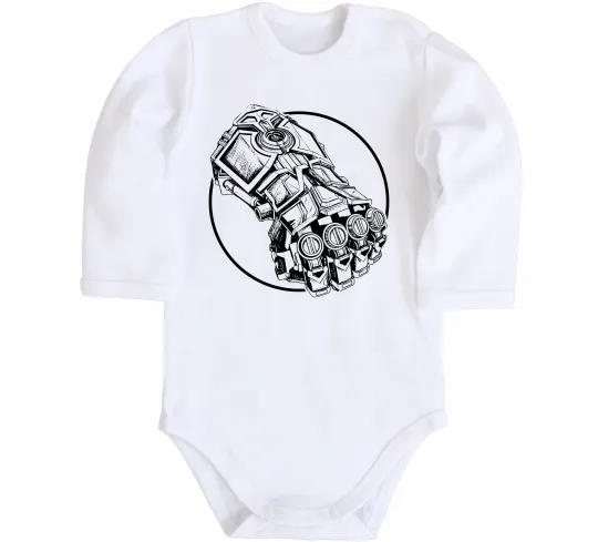 Дитячий бодік Arcane Vi fist Білий фото