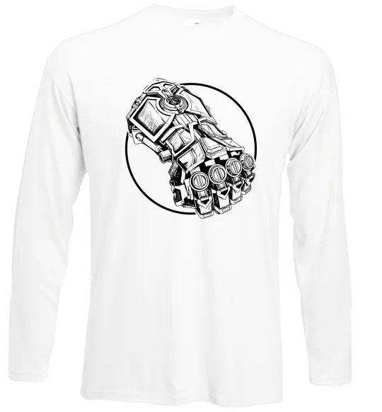 Лонгслів Arcane Vi fist Білий фото