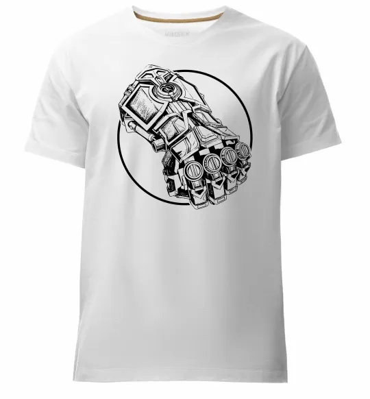 Чоловіча преміум футболка Arcane Vi fist Білий фото