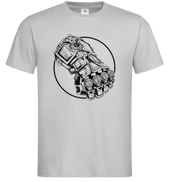 Чоловіча футболка Arcane Vi fist Сірий фото