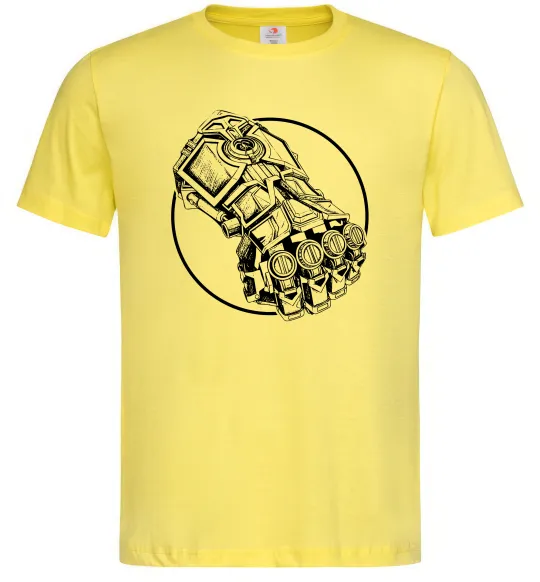 Чоловіча футболка Arcane Vi fist Лимонний фото