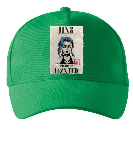 Кепка Jinx wanted Зелений фото