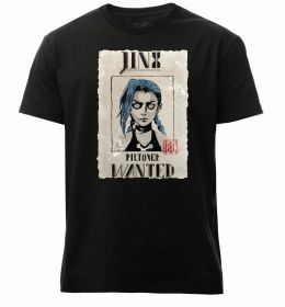 Мужская премиум футболка Jinx wanted