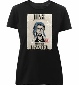 Жіноча преміум футболка Jinx wanted