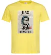 Чоловіча футболка Jinx wanted Лимонний фото