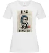 Жіноча футболка Jinx wanted Білий фото