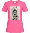 Жіноча футболка Jinx wanted Яскраво-рожевий фото