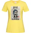 Жіноча футболка Jinx wanted Лимонний фото
