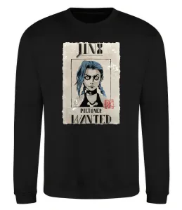 Світшот Jinx wanted Чорний фото