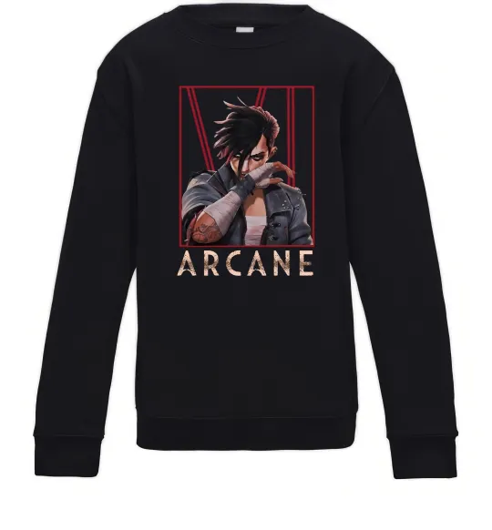 Дитячий світшот Arcane Vi Чорний фото