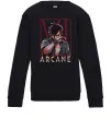 Дитячий світшот Arcane Vi Чорний фото