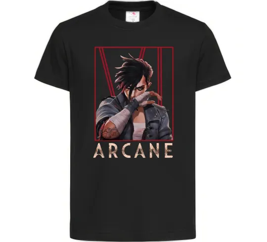 Дитяча футболка Arcane Vi Чорний фото