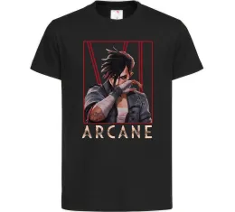 Дитяча футболка Arcane Vi Чорний фото