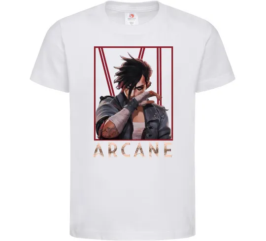 Дитяча футболка Arcane Vi Білий фото
