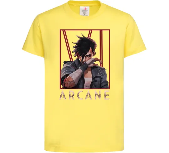 Дитяча футболка Arcane Vi Лимонний фото