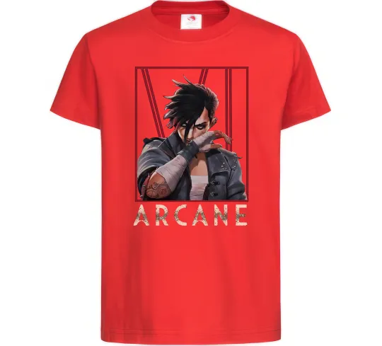 Дитяча футболка Arcane Vi Червоний фото