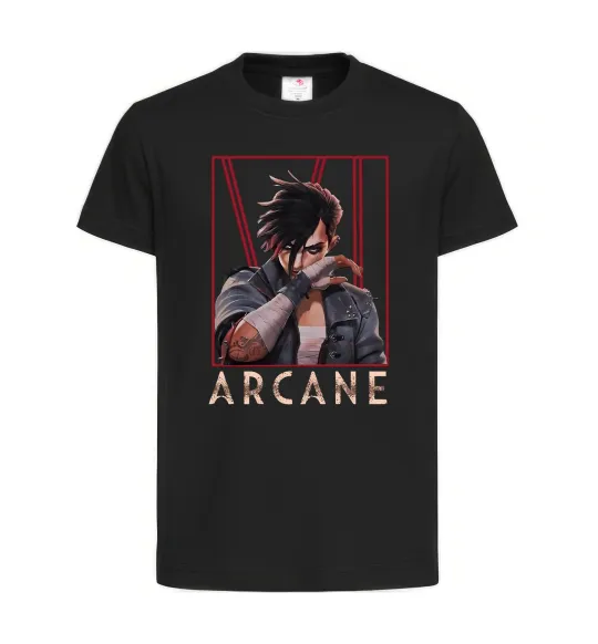 Дитяча футболка Arcane Vi Чорний фото