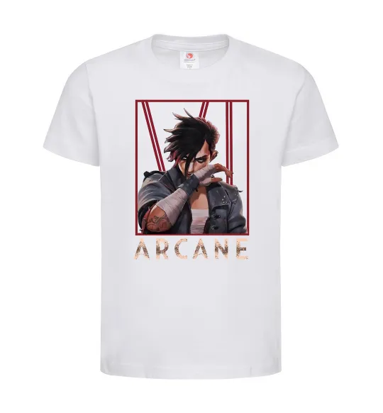 Дитяча футболка Arcane Vi Білий фото