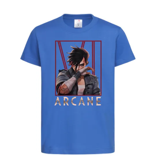 Дитяча футболка Arcane Vi Яскраво-синій фото