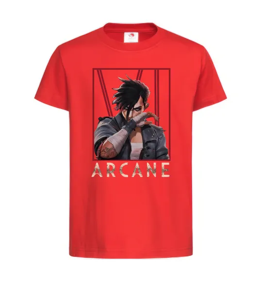 Дитяча футболка Arcane Vi Червоний фото